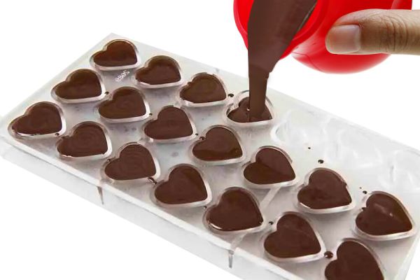 Silicone or Plastic Chocolate Moulds