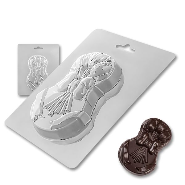 Plastic chocolate mould March 8 Bunch of tulips, A-00012