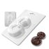 Plastic chocolate mould March 8 with 5 tulips, A-00015