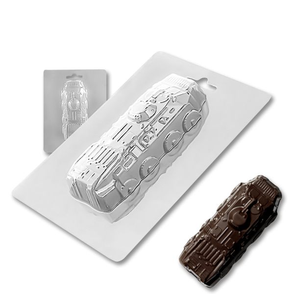 Plastic chocolate mould APC vehicle, A-00040