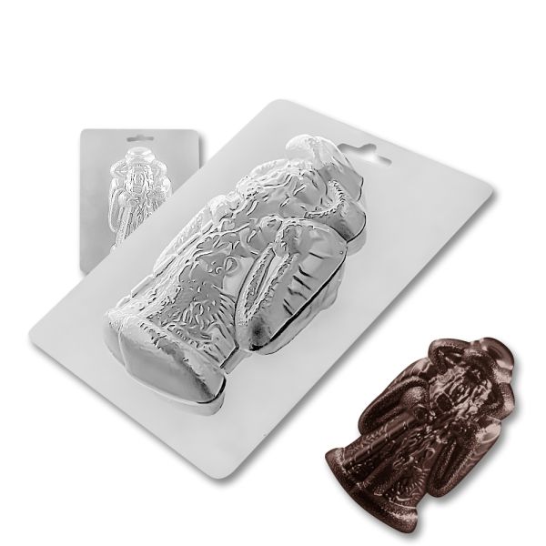 Plastic chocolate mould Santa Claus, A-00058