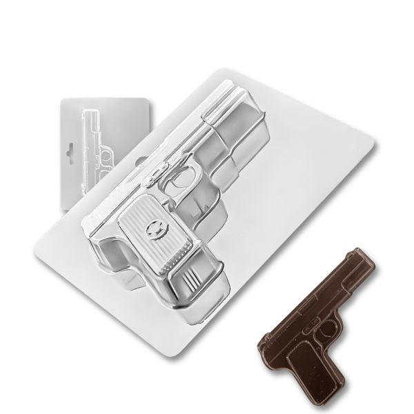 Plastic chocolate mould Gun, A-00073