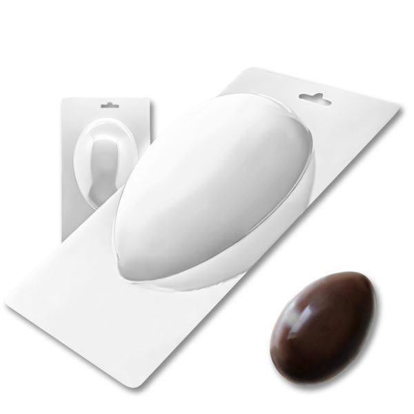 Plastic chocolate mould Easter Smooth egg, C-00030