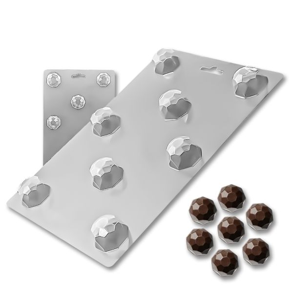 Plastic chocolate mould Ruby Candies, C-00035
